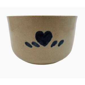 Heart Studio Art Pottery Fruit Bowl Artisian Home Decor Collectible Signed